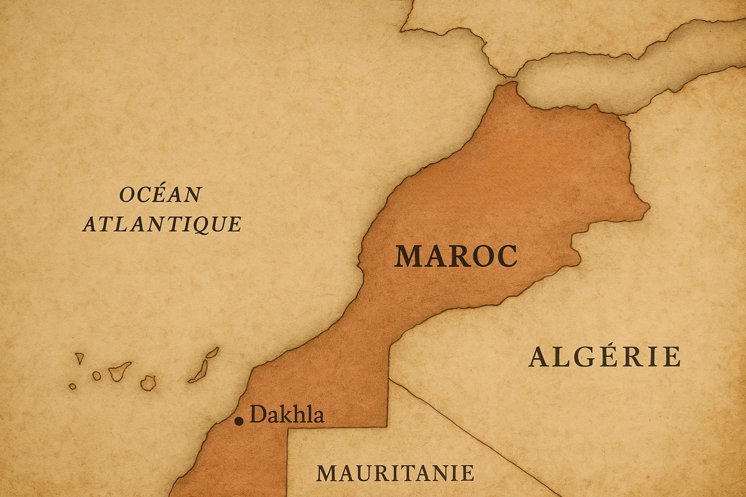Où se trouve Dakhla au Maroc?