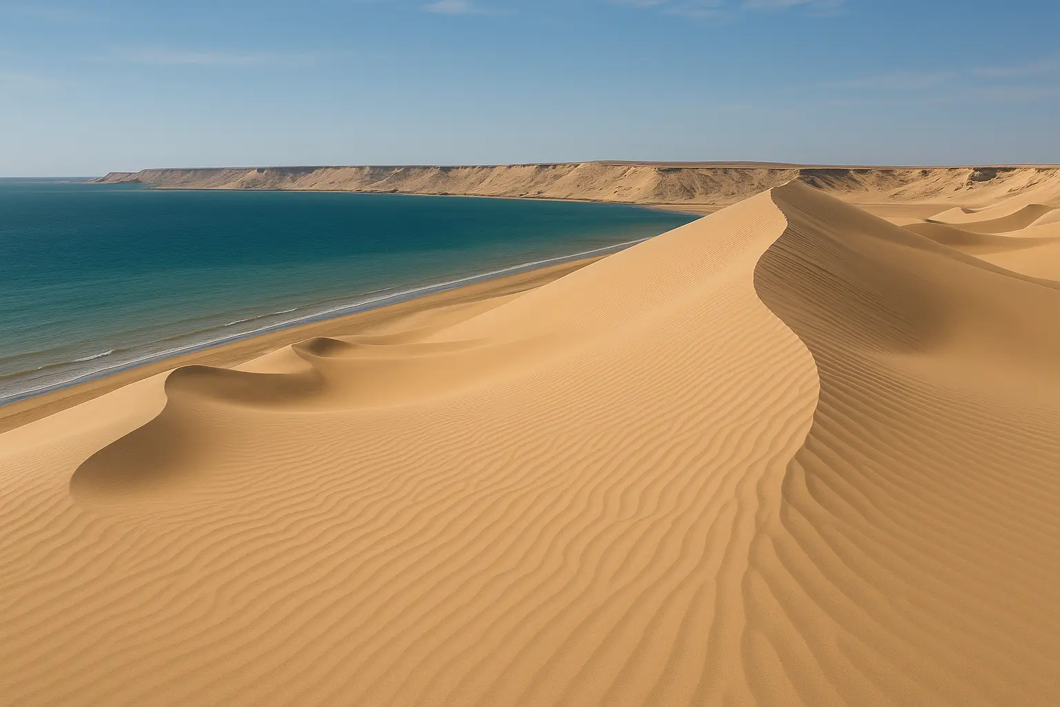 Les dunes de Dakhla : un spectacle naturel entre désert et océan