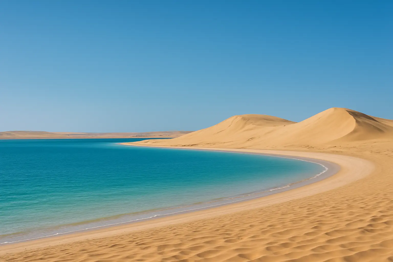 Dakhla plage et dunes