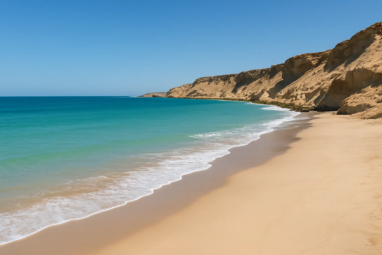 La plage de porto rico dakhla